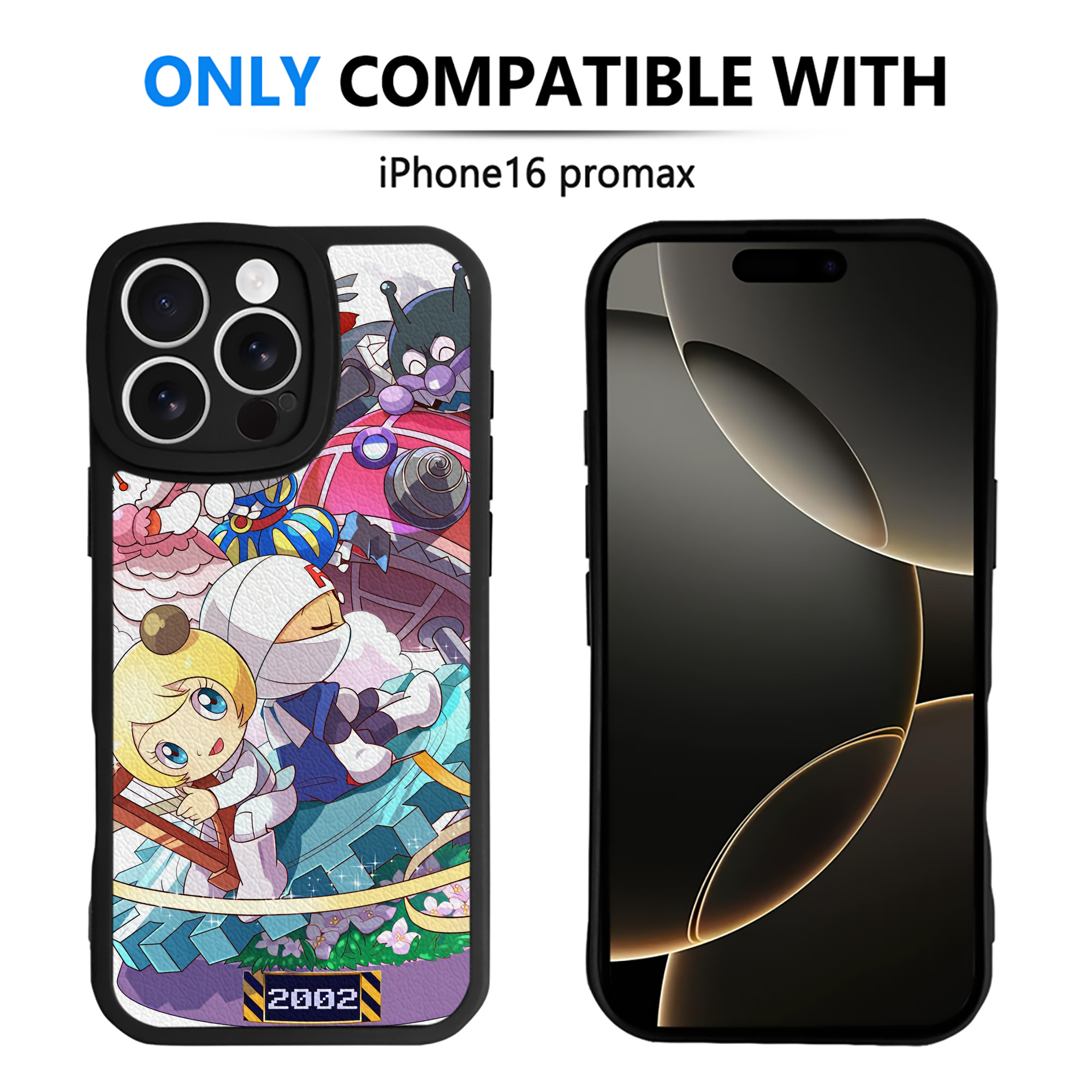 （画像用） アンパンマン Anpanman 【iPhone 16シリーズ対応】シリコンスマホケース（レザー調） 材質：シリコン